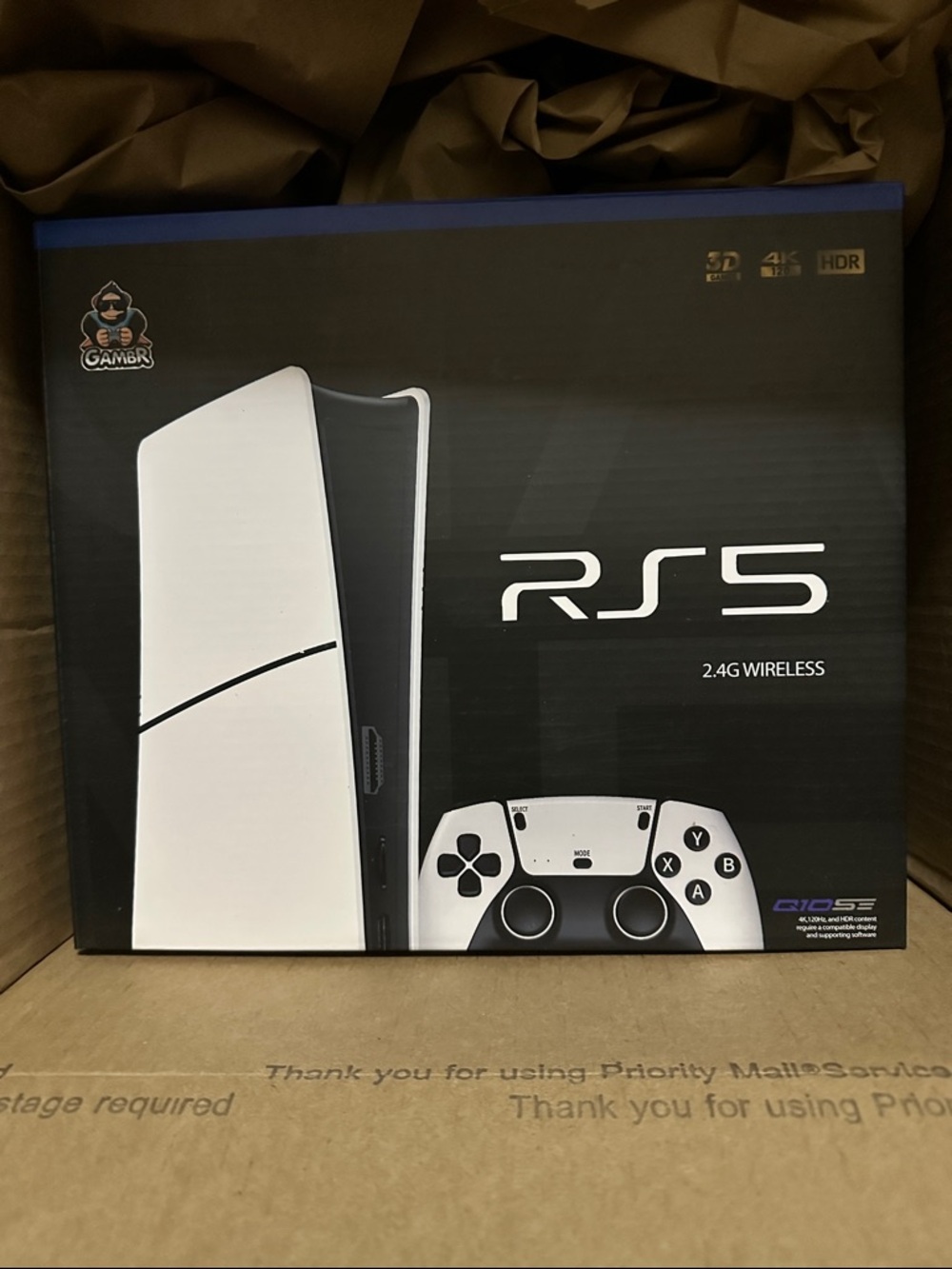 2.4G Wireless White Gaming Console with Controller 4000 games